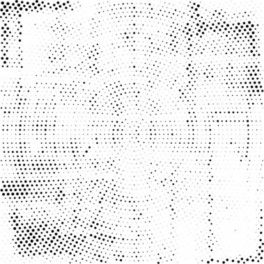 Yarım ton. Grunge soyut geometrik. Noktalı doku. Beyaz ve mavi örtülü doku. Tehlike deseni örtüşüyor. 