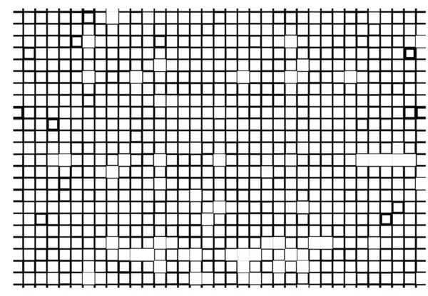 Vector Seamless Pattern Black White Squares — Stock Vector