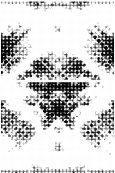 Verzweifelte Schwarz Weiß Textur Grunge Textur Abstrakter Hintergrund — Stockvektor