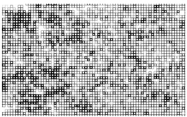 Noktalı yarım ton. Siyah arkaplanda beyaz renkli vektör çizimi. İşiniz için şablon, iç tasarım, tasarım pop