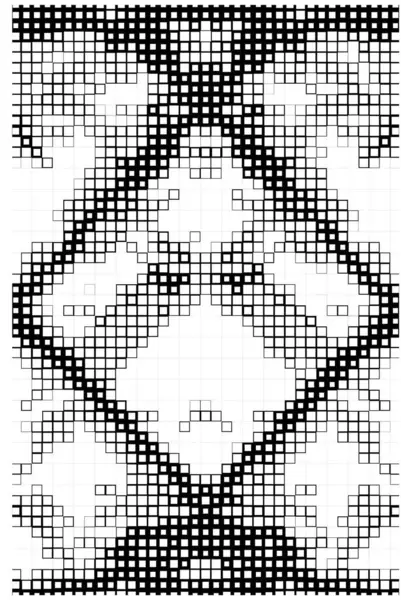 Halftone Pattern Dots Векторная Иллюстрация Белого Цвета Черном Фоне Искушение — стоковый вектор