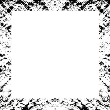 abstract grunge frame with copy space, vector illustartion