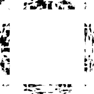 Tek renkli çerçeve, soyut siyah beyaz arkaplan. vektör illüstrasyonu   