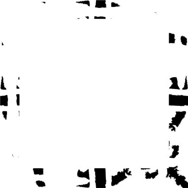 Tek renkli çerçeve, soyut siyah beyaz arkaplan. vektör illüstrasyonu   