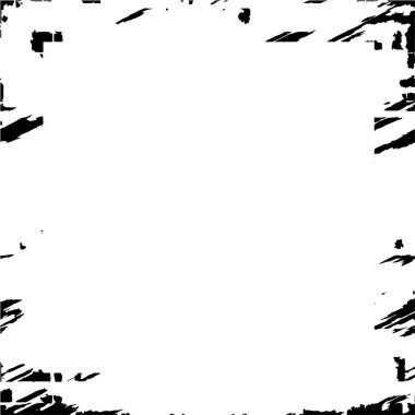 Beyaz arkaplanda soyut grunge çerçeve