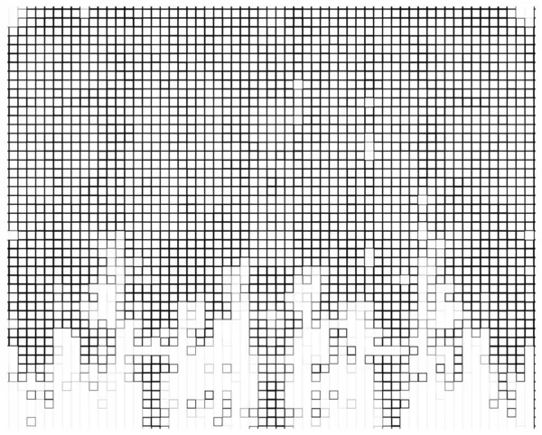 Abstrakt Bakgrund Svarta Och Vita Rutor Pixel Konst Stil — Stock vektor