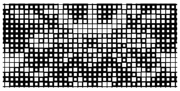 Fondo Abstracto Cuadrados Blanco Negro Estilo Arte Píxeles — Vector de stock