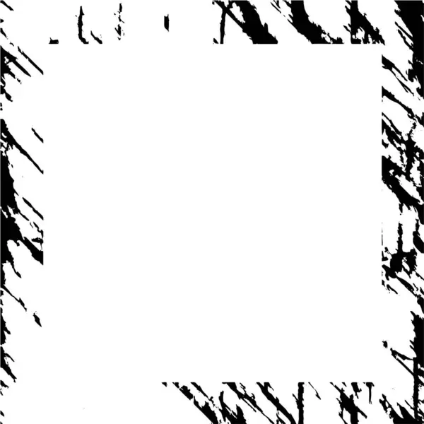 Fondo Abstracto Blanco Negro Marco Monocromo Ilustración Vectorial — Vector de stock