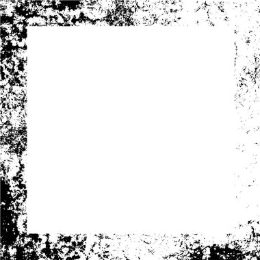 Boş alanı olan soyut siyah beyaz çerçeve