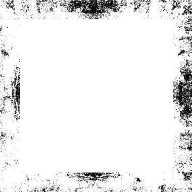 Boş alanı olan soyut siyah beyaz çerçeve