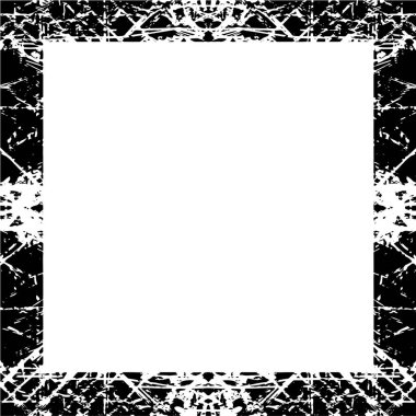 abstract grunge frame with copy space, vector illustartion