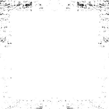 El yapımı mürekkep lekeleri, grunge tarzı ve lekelerin kare çerçevesi. Beyaz bölgede metnin için yer var.