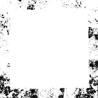 Boş alanı olan soyut siyah beyaz çerçeve