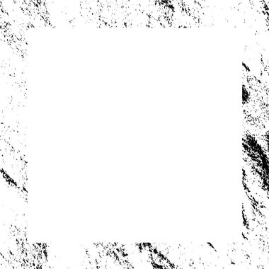 metin için boşluk ile grunge monokrom çerçeve