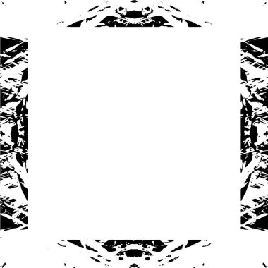abstract grunge frame with copy space, vector illustartion
