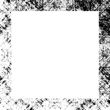 metin için boşluk ile grunge monokrom çerçeve