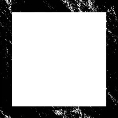 metin için boşluk ile grunge monokrom çerçeve
