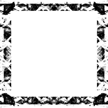 Kopyalama alanı olan soyut grunge çerçeve, vektör illüstrasyonu 