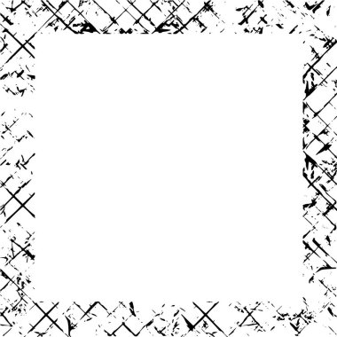 Beyaz arkaplanda soyut grunge çerçeve 