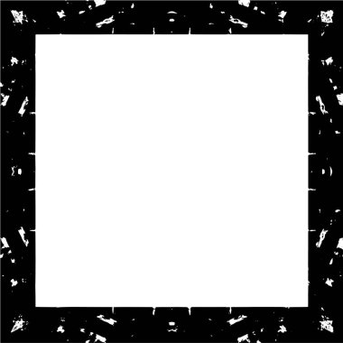 Beyaz arkaplanda soyut grunge çerçeve 