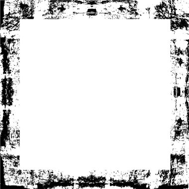 Boş alanı olan soyut siyah beyaz çerçeve