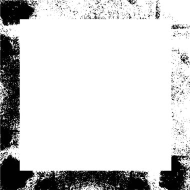 Boş alanı olan soyut siyah beyaz çerçeve