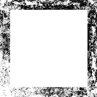 Boş alanı olan soyut siyah beyaz çerçeve