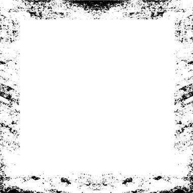 Boş alanı olan soyut grunge çerçeve, vektör illüstrasyonu 