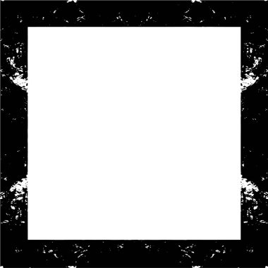 Boş alanı olan soyut grunge çerçeve, vektör illüstrasyonu 