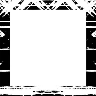 Black and white grunge frame background 