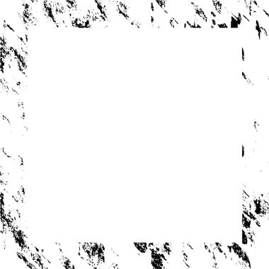 Black and white grunge frame background 