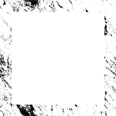 Black and white grunge frame background 