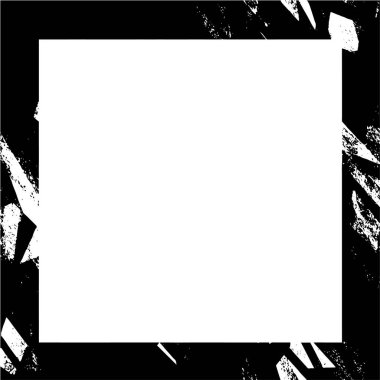 Black and white grunge frame background 