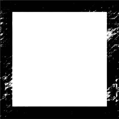 Vektör grunge çerçevesi. Metnin ya da resmin için boş olan eski kağıt
