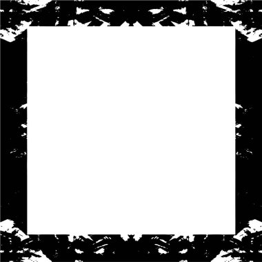 Vektör grunge çerçevesi. Metnin ya da resmin için boş olan eski kağıt