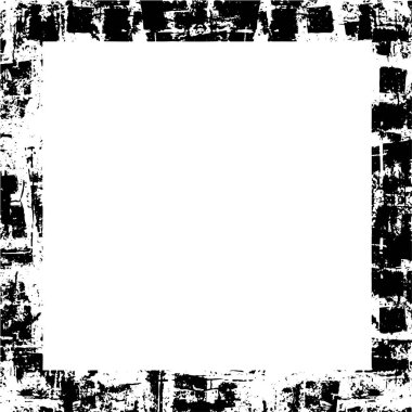 Vektör grunge çerçevesi. Metnin ya da resmin için boş olan eski kağıt