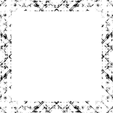 Black and white grunge frame background 