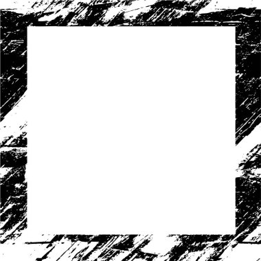 Black and white grunge frame background 