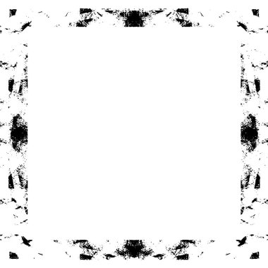 Kopyalama alanı olan soyut grunge çerçeve, vektör illüstrasyonu 