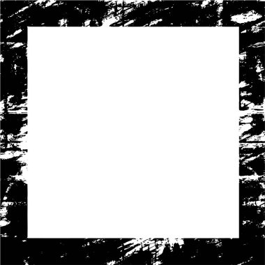 Black and white grunge frame background 