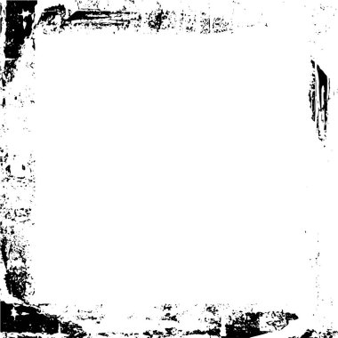 Boş alanı olan soyut siyah beyaz çerçeve