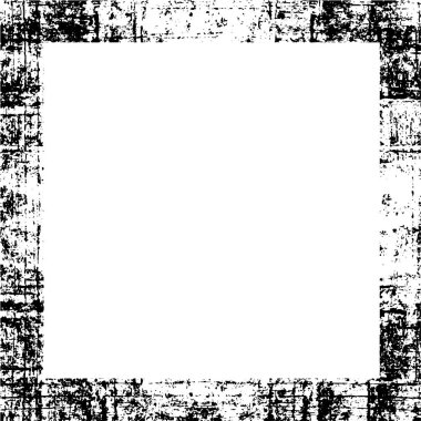 Boş alanı olan soyut siyah beyaz çerçeve