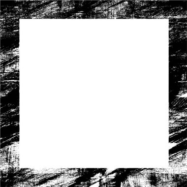 Black and white grunge frame background 