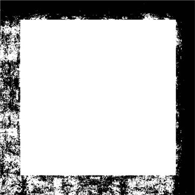 Boş alanı olan soyut siyah beyaz çerçeve