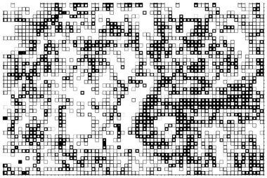 Soyut siyah ve beyaz arızasız desen. Geometrik arkaplan. Vektör illüstrasyonu.