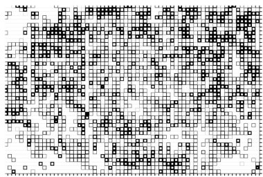 Soyut siyah ve beyaz arızasız desen. Geometrik arkaplan. Vektör illüstrasyonu.