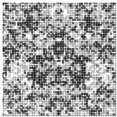 Soyut siyah ve beyaz arızasız desen. Geometrik arkaplan. Vektör illüstrasyonu.