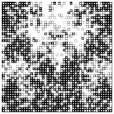  kareli vektör mozaik deseni