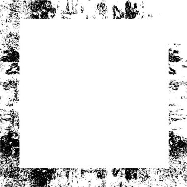 Boş alanı olan soyut siyah beyaz çerçeve