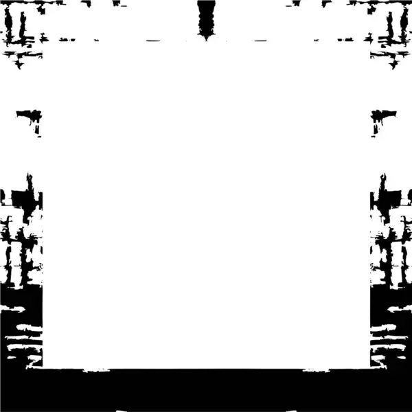 抽象的黑白背景 单色框架 矢量说明 — 图库矢量图片